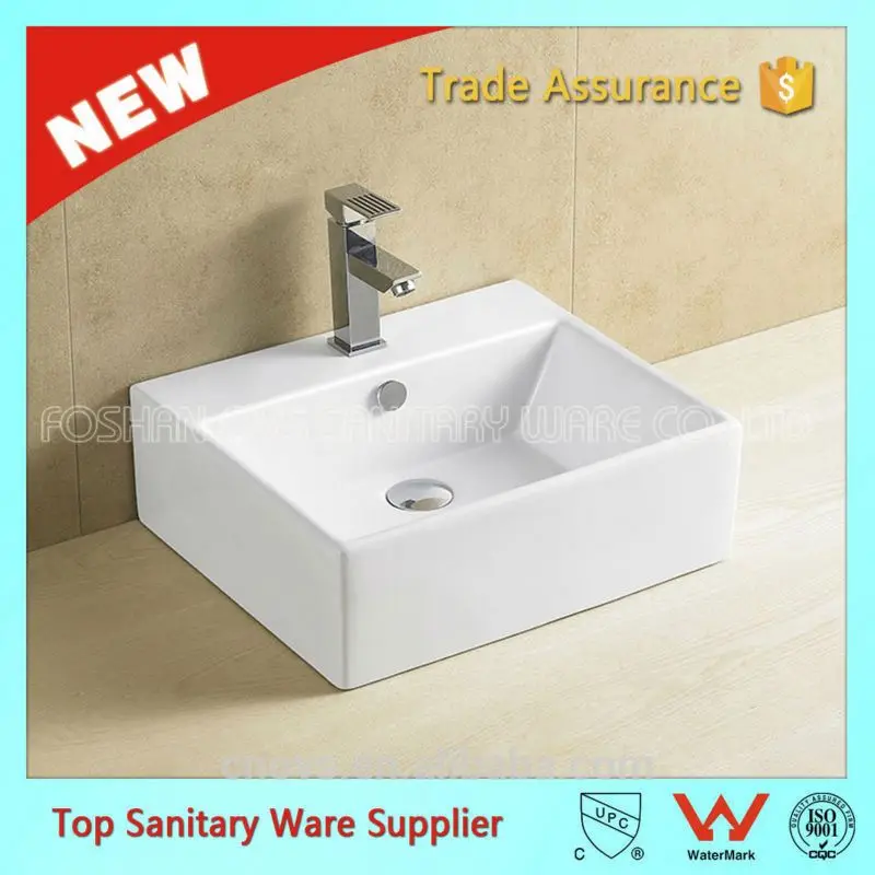 popular design normal size rectangular wash basin