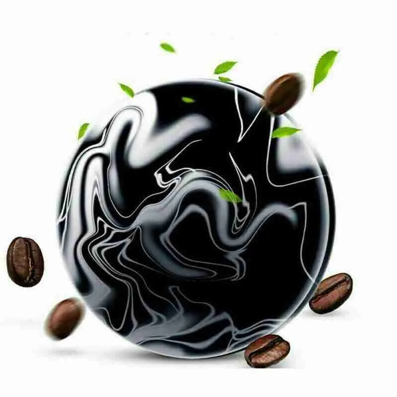 60g Volcanic Clay Coffee Soap Bar Mineral Mud Volcanic Mud Handmade Soap Skin Lightening Slimming Soap