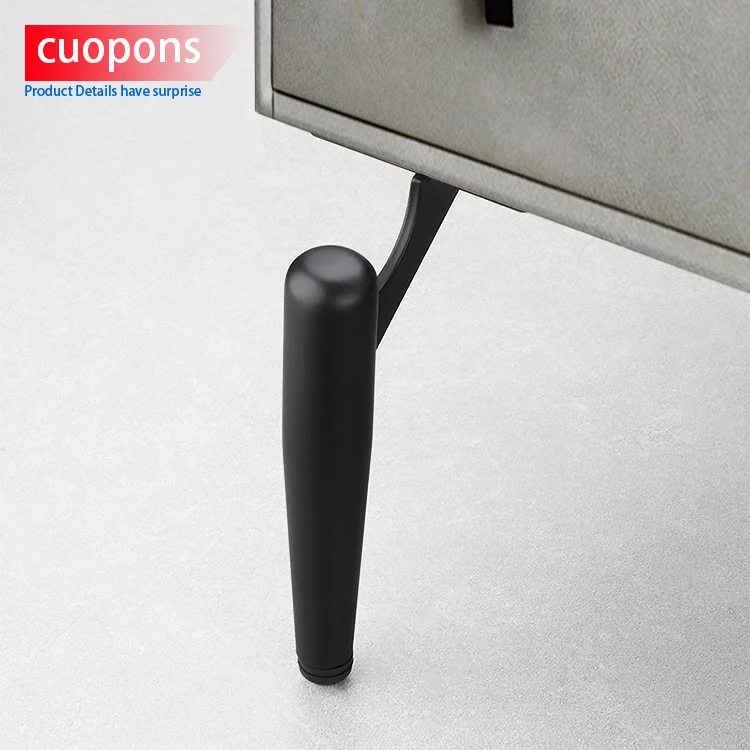 Decoration Furniture Leg Modern Luxury aluminum Alloy Sofa Legs Iron Rose Golden Metal Bed Feet Modern Cabinet Foot for Sale