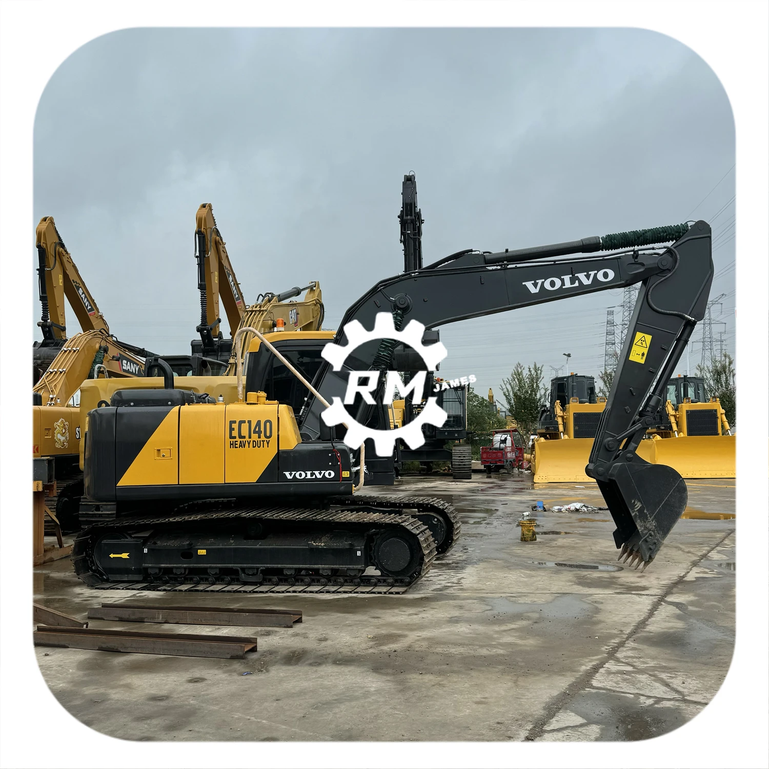 In Stock VOLVO EC140 Used Excavators For Sale Earthmoving Machinery Low Price Good Quality Used VOLVO EC140DL EC210 EC210DL