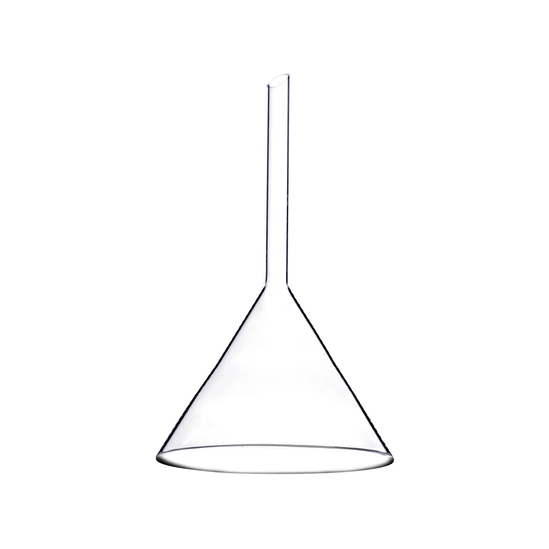 
Outstanding quality high transparency silicon dioxide cone glass funnel 