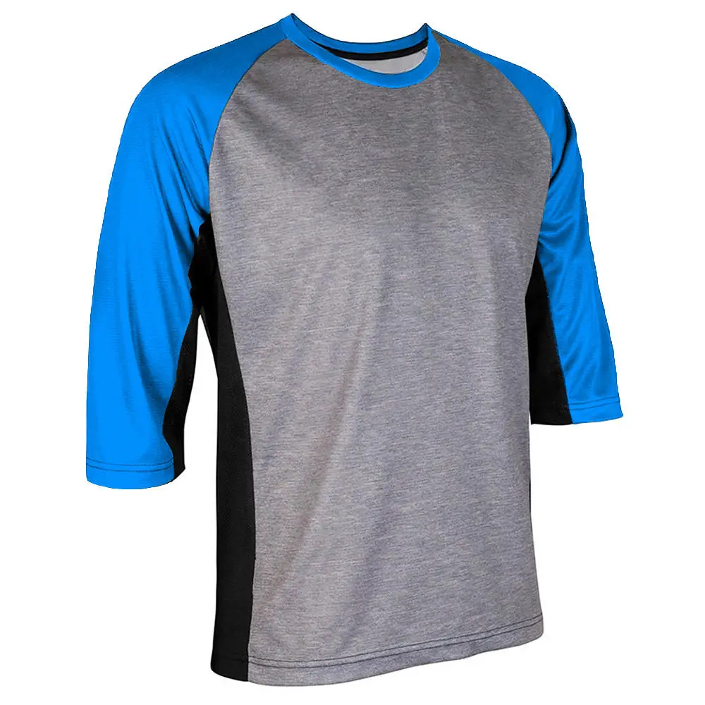 OEM team wear custom digital print mountain bike BMX shirt blank mtb jersey