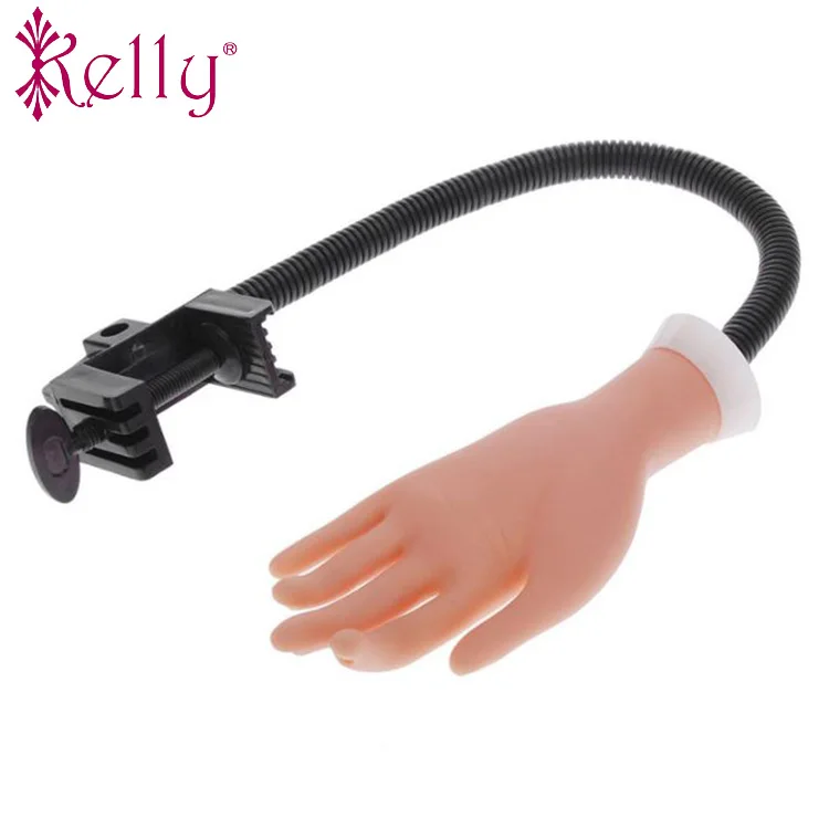 Silicone Nail Art Hand Practice Model Hand Prosthetic For Acrylic Nails