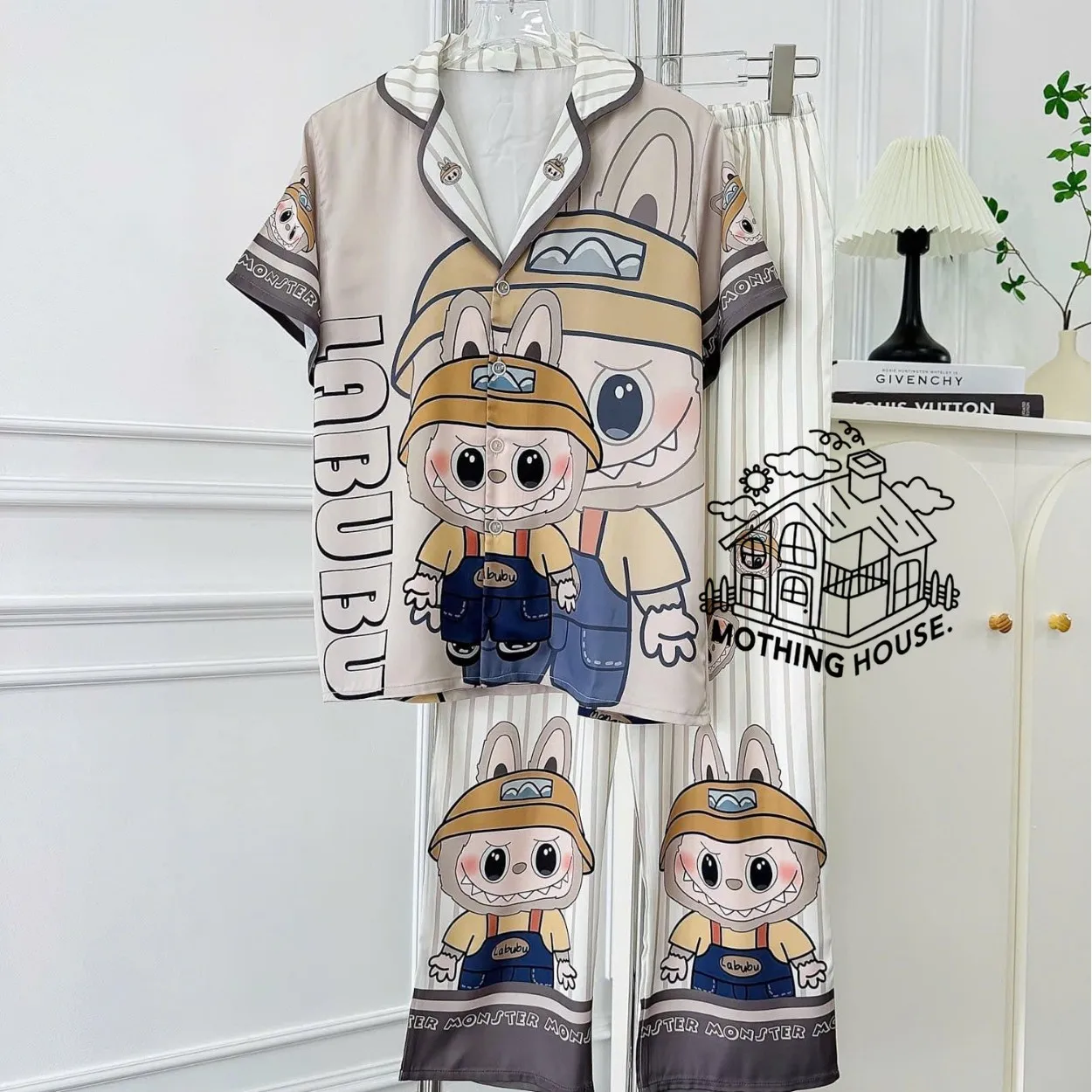 Женские мягкие пижамы с длинным рукавом