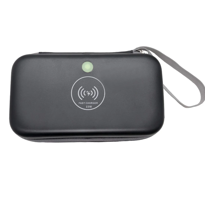 УФ телефон дезинфицирующее средство мешок 2 в 1 15Вт беспроводной очиститель портативный Make Up сумка смарт-телефон