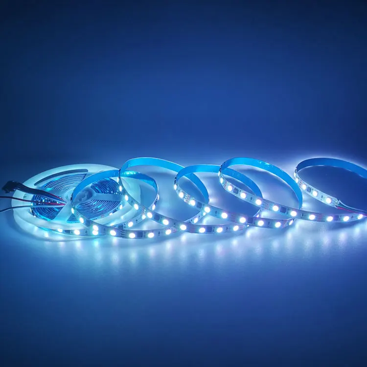 WS2811IC505012V60LED/m с точкой останова непрерывная Адресуемая внешняя программируемая Пиксельная гоночная лошадь плавный полноцветный свет