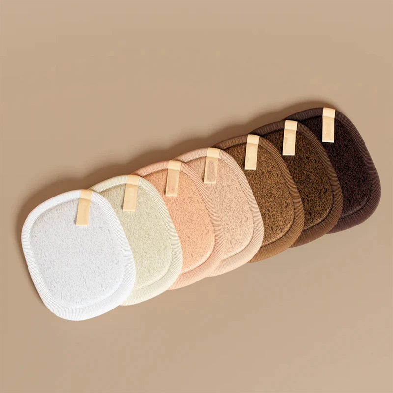 Washable Ultra Soft Facial Cleansing Makeup Remover Pads Microfiber Makeup Remover Cloths Reusable Makeup Remover Pad