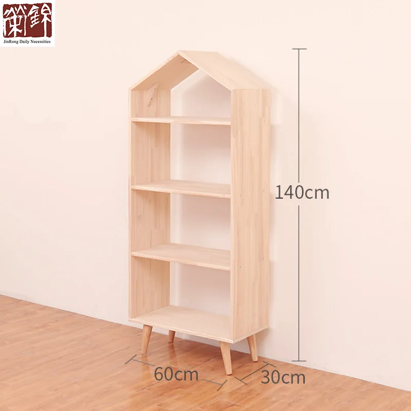 
Nordic Style Wooden Kids Bookshelf Scandinavian Wooden kids book cabinet 