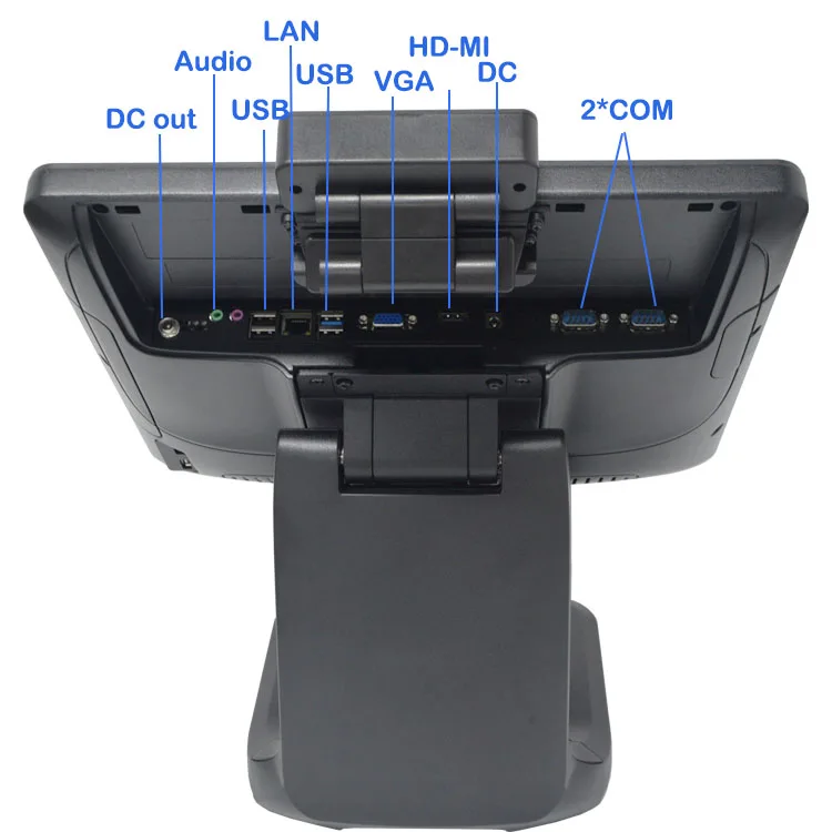 Aluminum windows 15Inch point of sale system pos with camera