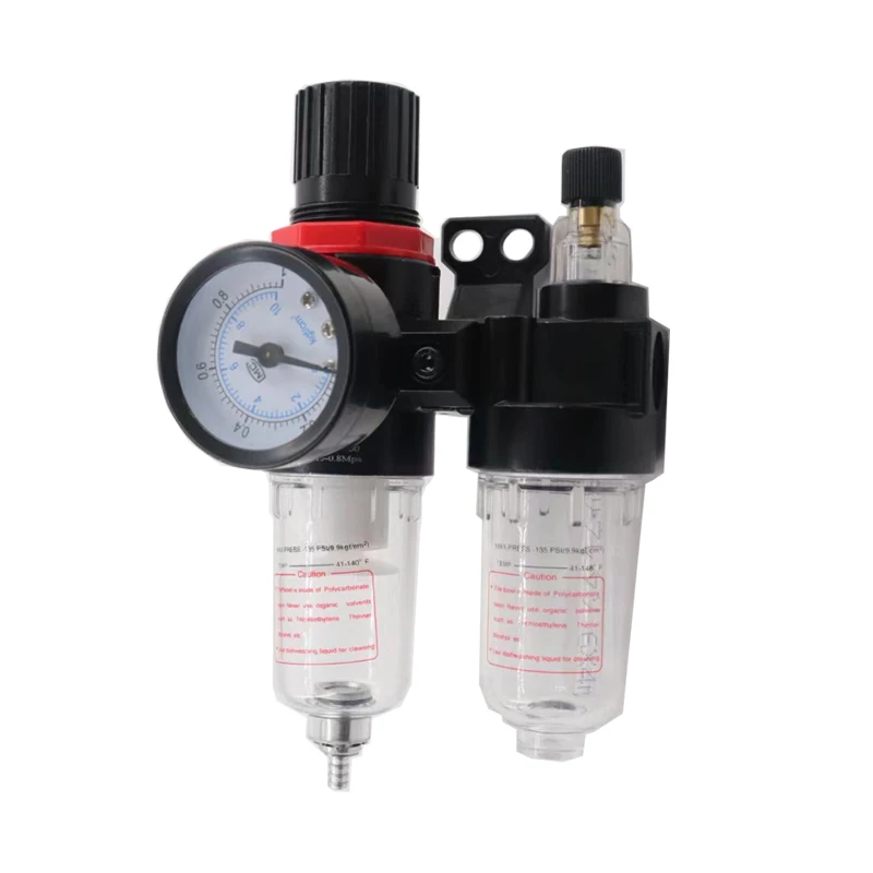 Airtac Type AFR2000 BFR2000 3000 4000 Filter Regulator Pneumatic Pressure Reduce Air Treatment Regulator Gauge