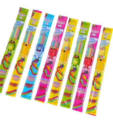Wholesale  Fruit flavored Soft Sour Belts Halal candy
