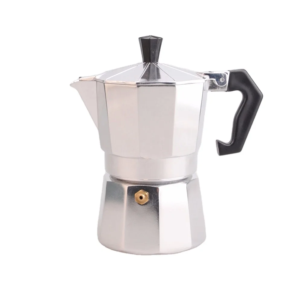 Classic Aluminum Espresso Coffee Maker Mocha  Moka Pot Coffee Pots 3 Cups