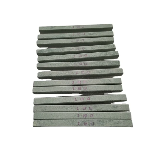 Cylinder Abrasive Tools Green Silicon Honing Stone 8x8x100 Polish Hydraulic Tube Cylinder Pipe Cylinder
