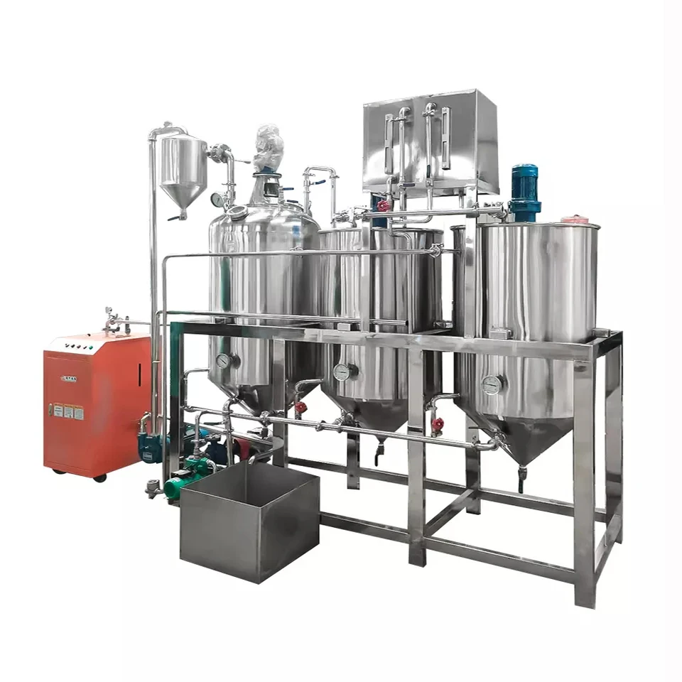 palm oil fractionation machine/Copra crude oil refining deodorization machine/crude palm coconut oil refinery plant