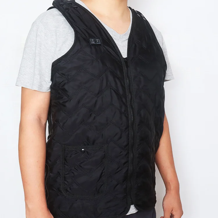 
Зимний теплый жилет, регулируемая умная одежда, одежда с постоянной температурой, одежда для среднего и пожилого возраста 