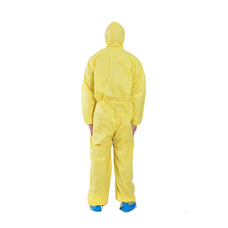 35Gsm 40Gsm 45Gsm 50Gsm Pp Disposable Polypropylene Nonwoven Coverall Protective Medical Suit Overall For Industry Coverall
