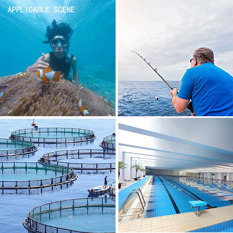 Hd 5MP underwater waterproof camera downhole inspection aquaculture pipe camera  with H.265 underwater CCTV camera