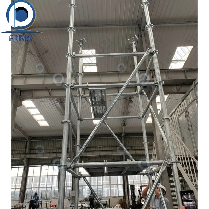 Prima scaffolding for high-rise building and construction projects