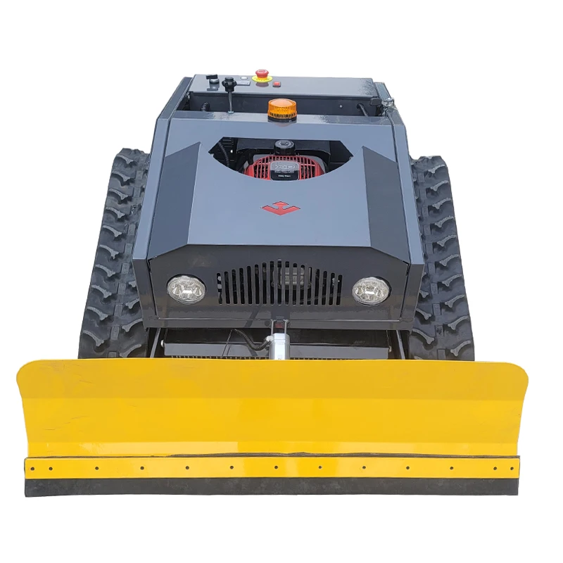 Self propelled remote control Robot Gas Lawn Mowers with the snow plow blade to Canada USA Europe