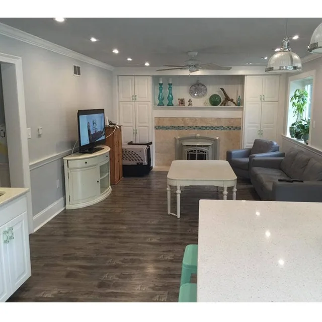 8mm hdf Good Quality Dark Brown  Water Resistant laminate Wood Flooring