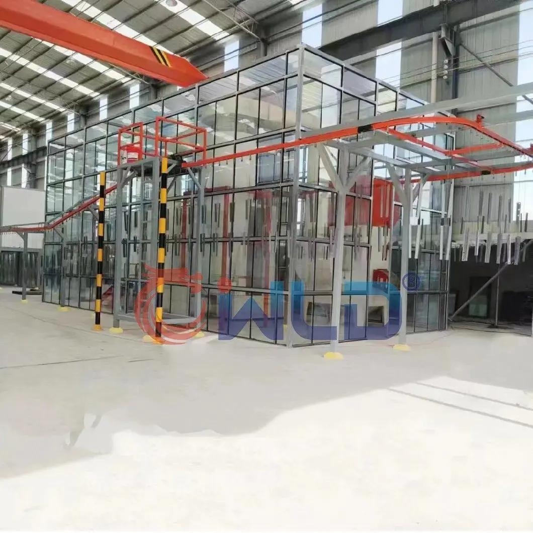 Robot Spraying Full Automatic Painting System Powder Coating Line