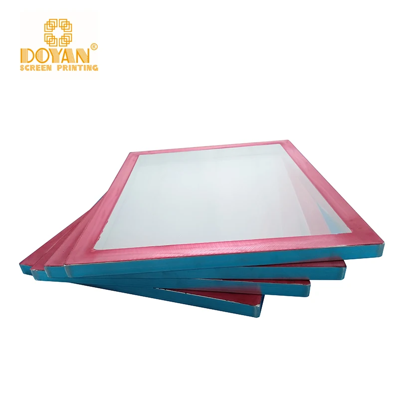 Stable tension screen printing accessories customized 23x31' meshed screen frame aluminum silk screen printing frames