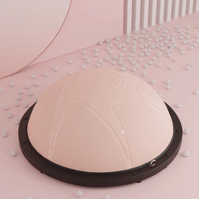 New Arrival Body Building Hemisphere Fitness Ball Indoor Exercise Equipment Pilates Fitness Half Yoga Balanced Balls 58cm