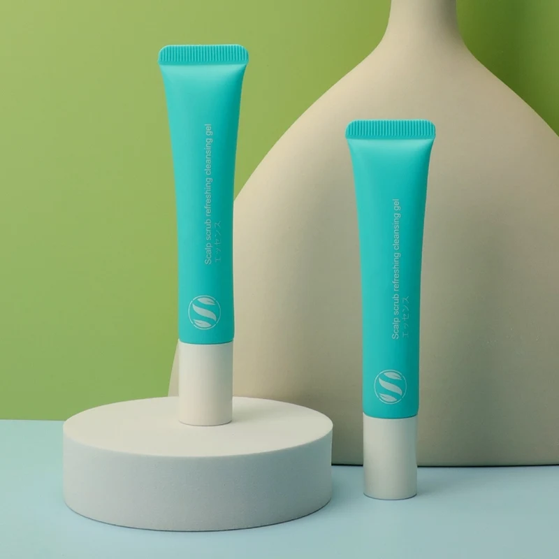 Цветная печать логотипа на заказ, небольшая емкость 10 г 20 г 30 г, острый носок, пластиковая трубка для крема для глаз, косметическая упаковочная трубка, оптовая продажа