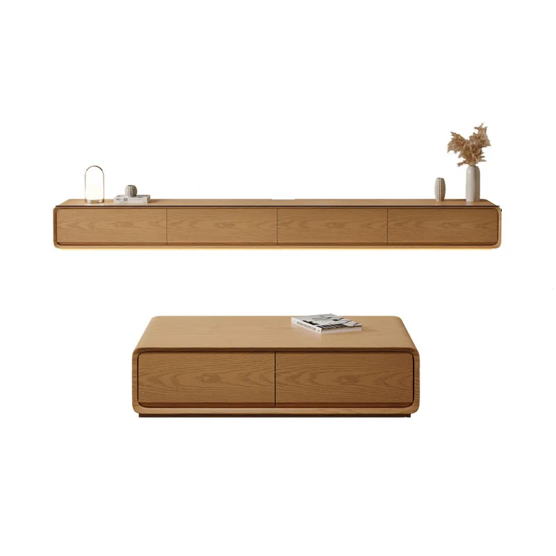 Best Seller Nordic Style TV Stand for Living Room with LED Light Living Room Furniture TV Cabinet