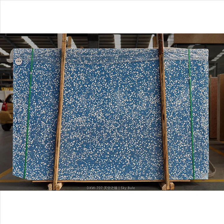 
And Concrete Custom Floor Finish Plate Product Kitchen Terrazzo Slab 