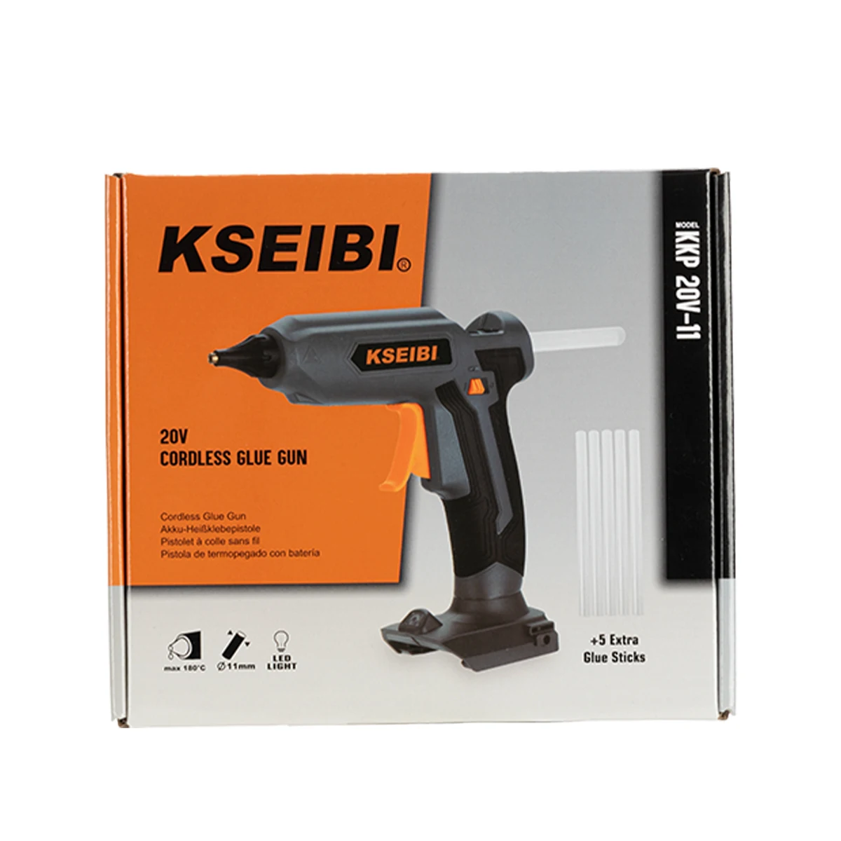 KSEIBI DIY машина KKP 20V-11 беспроводной клеевой пистолет