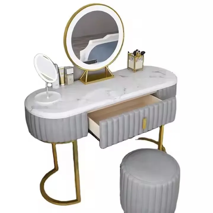 Nordic dressing table bedroom furniture modern dressing table with mirrors