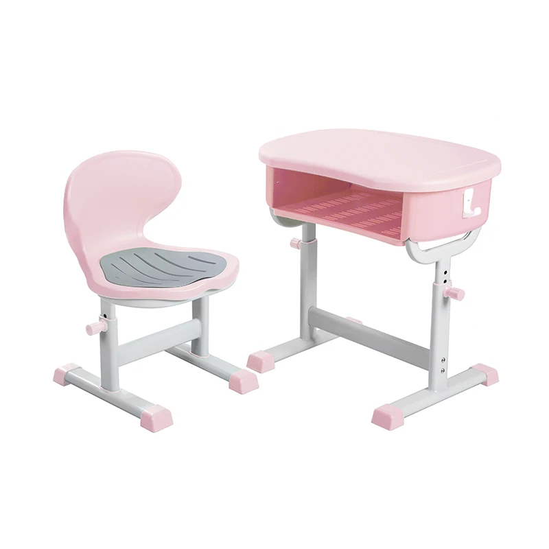 Wholesale College Class School Furnitures One-person Desk And Chair For Students