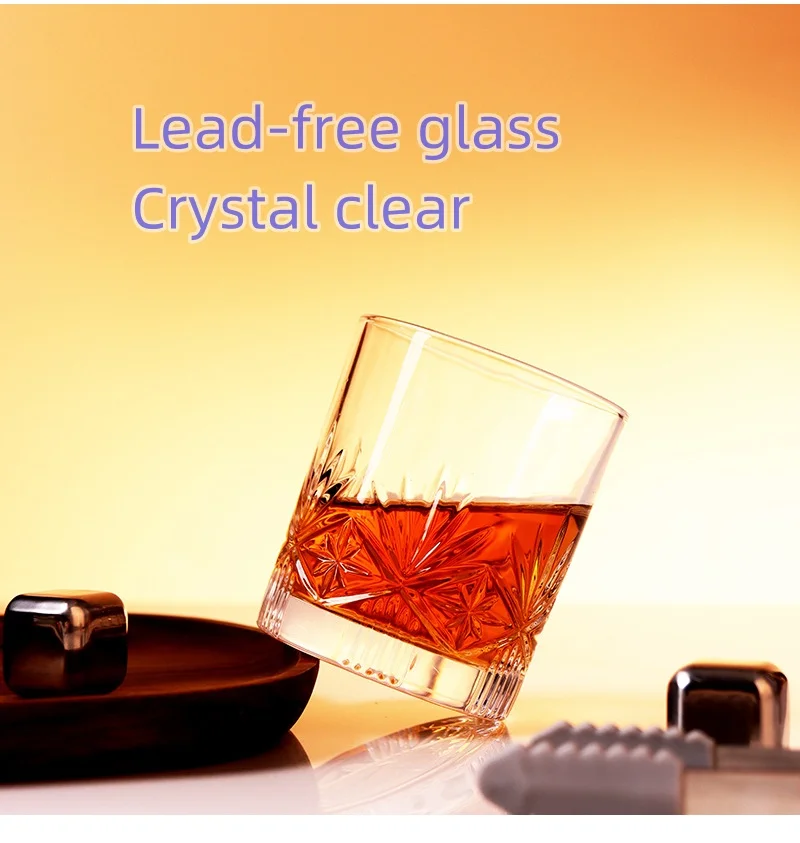 Classic whiskey glass Water glass Home summer cold drink glass