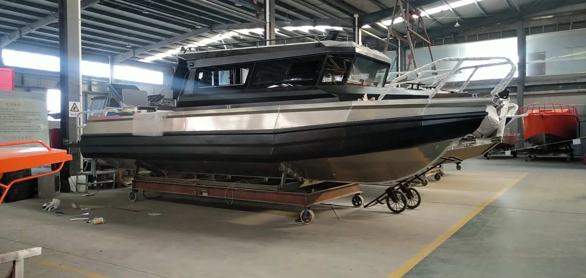 25FT Speedboat welded aluminum fiberglass cabin hardtop sport fishing boat