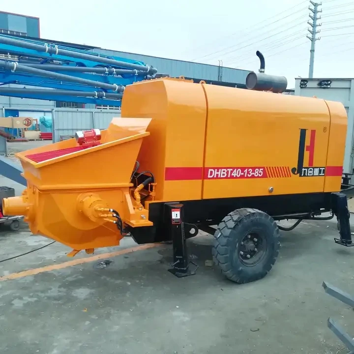 China Jiuhe Heavy Industry Machine Made Concrete Mixer Hydraulic Pump Diesel Concrete Mixer with Pump