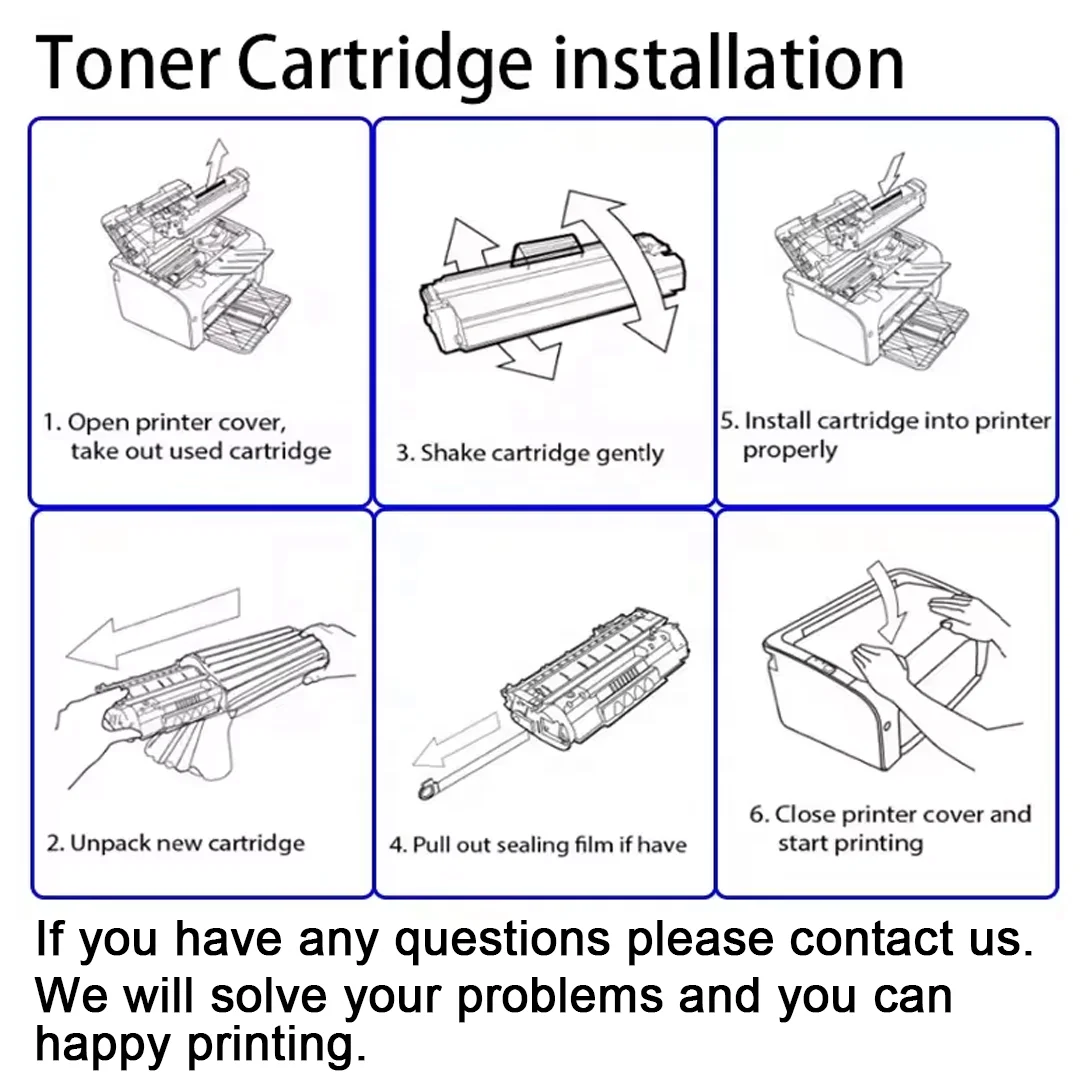 Original Quality HP 508A Remanufactured Toner Cartridge for HP LaserJet M553 M552 M577 CF360A - CF363A Toner Cartridge Set
