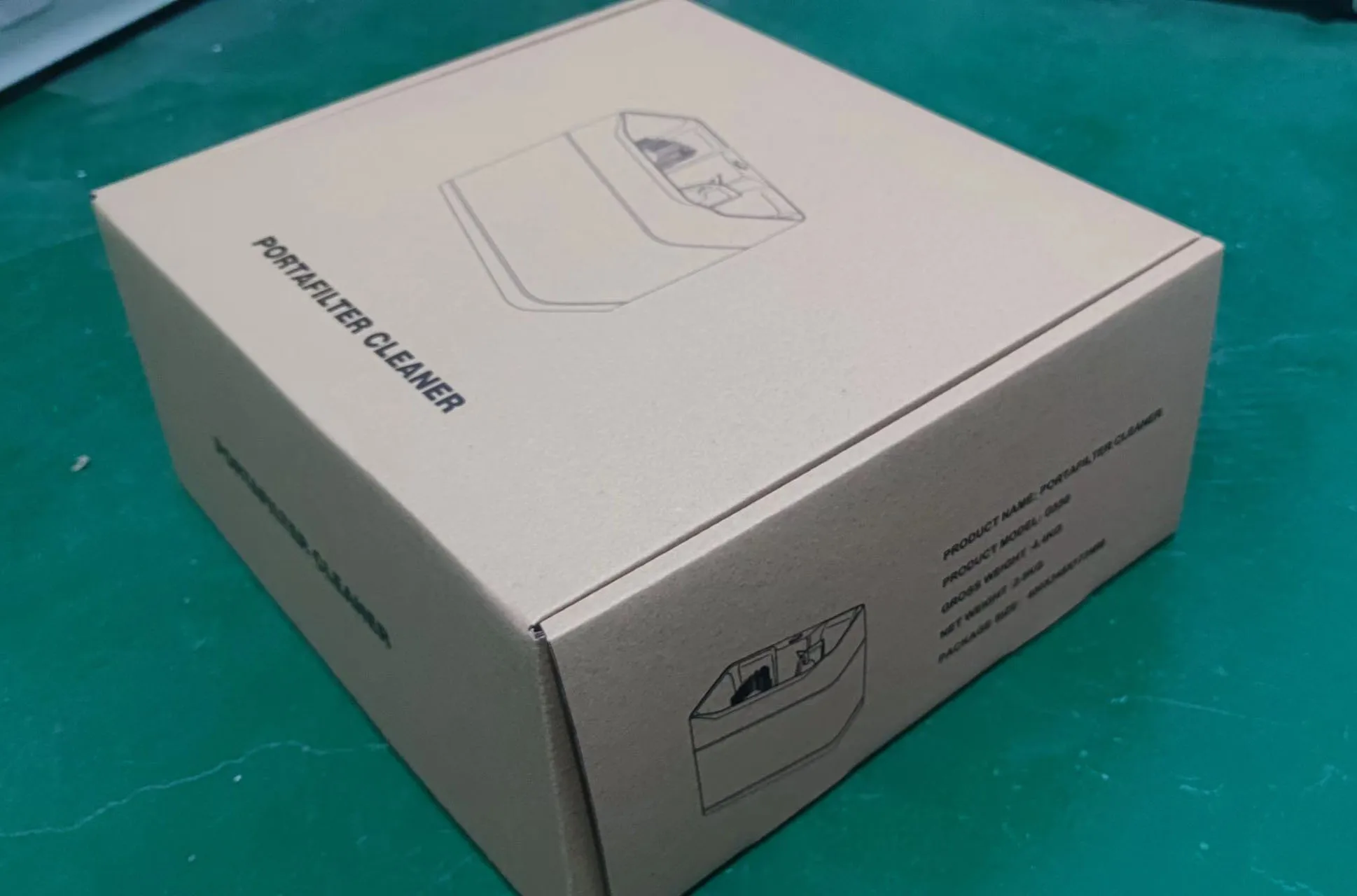 Gepu Professional Commercial Coffee Knock Box Machine Electric Coffee Portafilter Cleaner