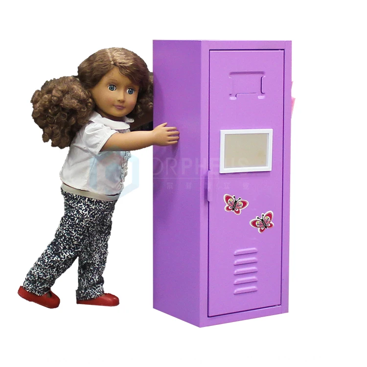 Baby dream Lockers house school style storage cabinet purple adorable locker for 18 inch