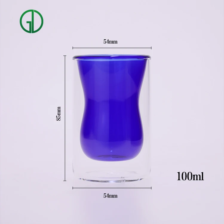 Стеклянные стаканы кофейная чашка стакан для чая с двойными стенками питья термостакан турецкой кофейной