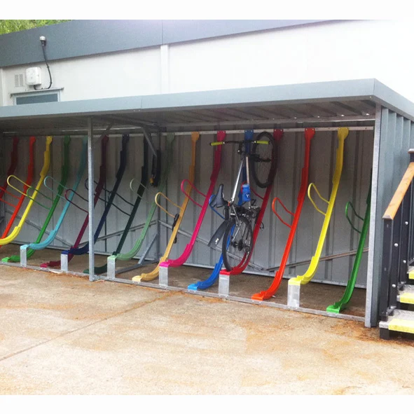 OEM Multi Semi Vertical Bike Display Holder Rack Carrier Stackable Bicycle Parking System Stand Bike Racks Rack