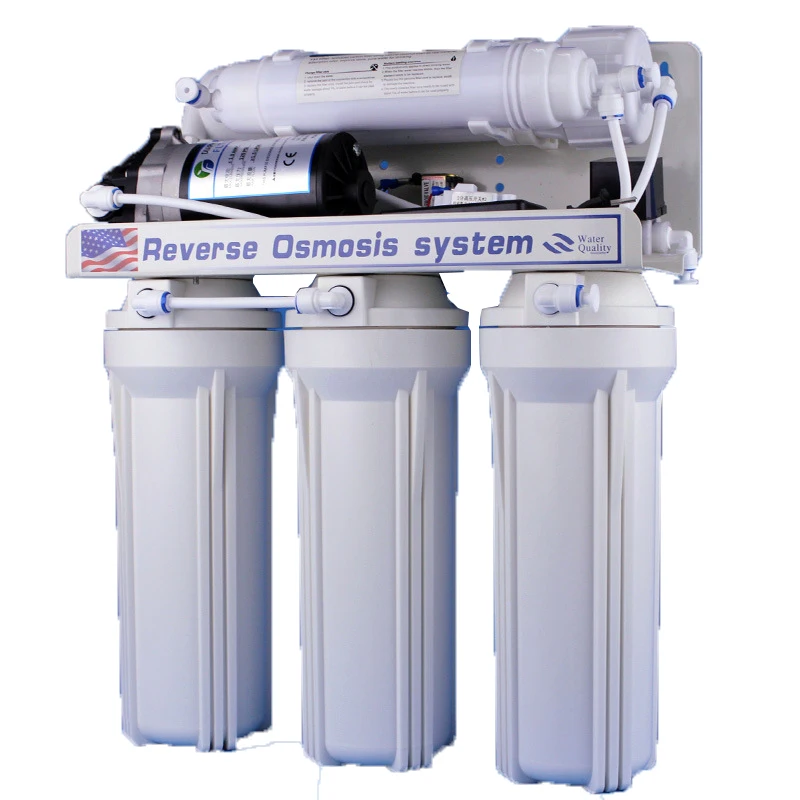 75GPD 5 stage ro water purifying machines price activated carbon commercial under sink for home