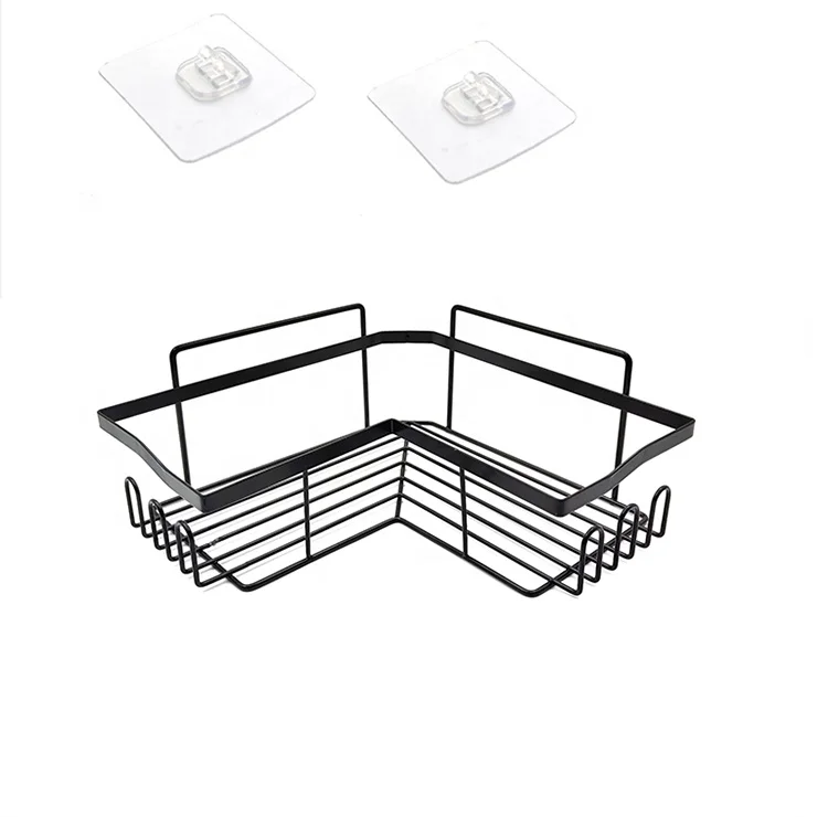 Shower Caddy Basket Shelf with Hooks for Hanging, Toilet Rack Shelf Bathroom Rack Storage