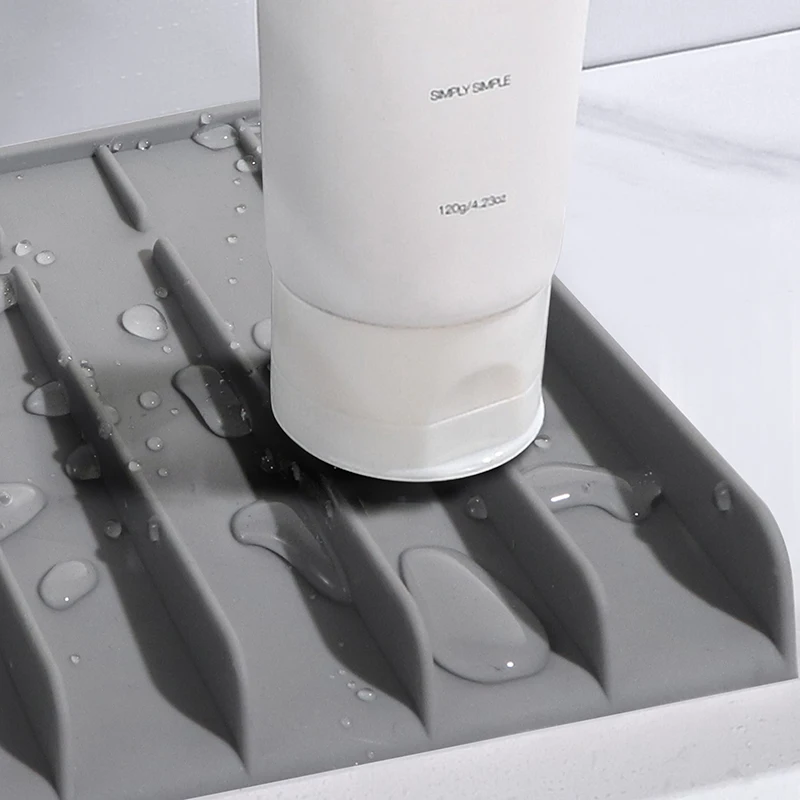 Wholesale Customized Silicone Deflector Under The Faucet Sink Water Splash Guard Faucet Splash Catcher Silicone Faucet Mat