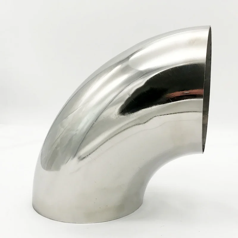 Stamped Welded Stair Handrail Joint Fitting 316 304 Stainless Steel Welded Pipe Fitting Elbow