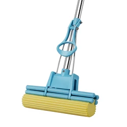 Hot Selling Single Roller PVA Mop Sponge Mop with telescopic handle