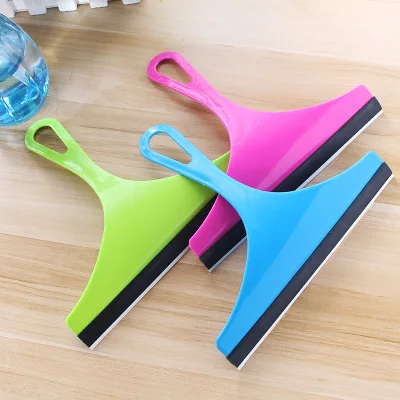 DS4439 Silicone Shower Squeegees Glass Wiper Scraper Window Cleaner Bathroom Squeegee Small Squeegee for Shower Glass Door
