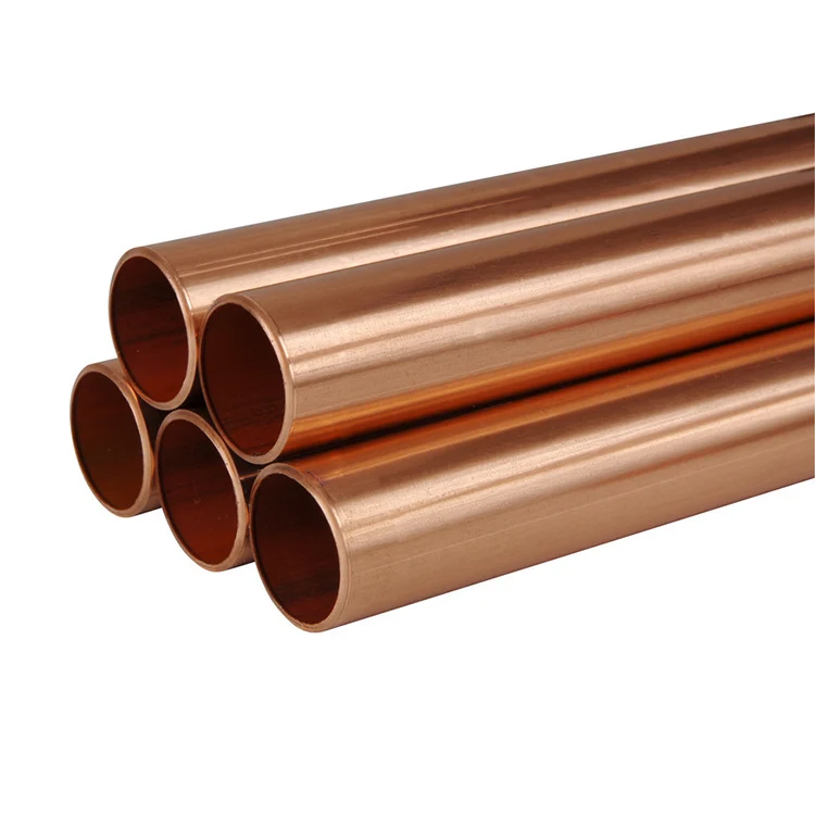 Customized C1100 C1020 C11000 C10200 Straight Round Copper Tube