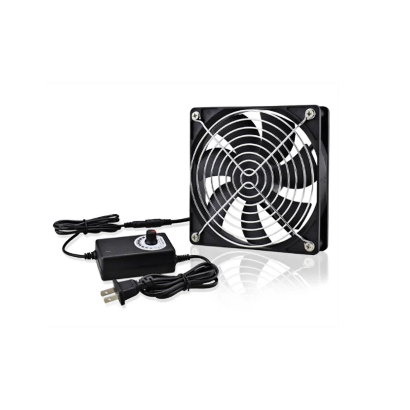 Hangdahui 3x 5x 120mm green house ventilation 120mm fan with Speed controller for cooling fan xbox ps4 dc cooling fan