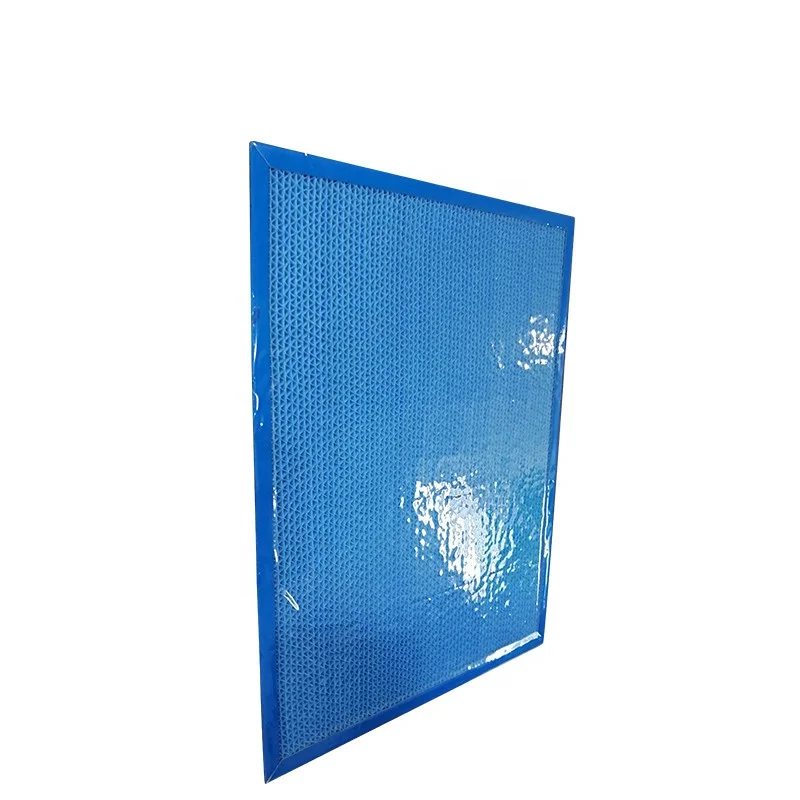Supply Air Filter Photocatalyst PP Corrugated Air Filter Fan Blue Cold Catalyst Air Cleaner Mesh From Chinese Factory